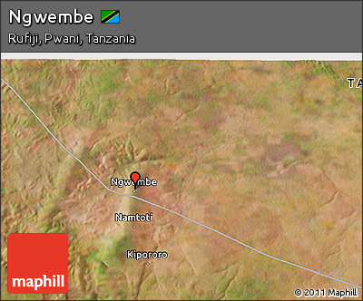 Satellite 3D Map of Ngwembe