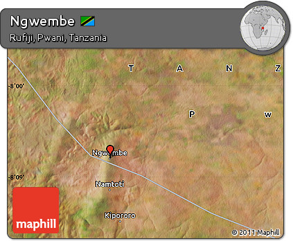 Satellite Map of Ngwembe