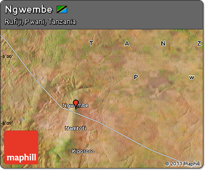 Satellite Map of Ngwembe