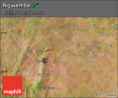 Satellite Map of Ngwembe