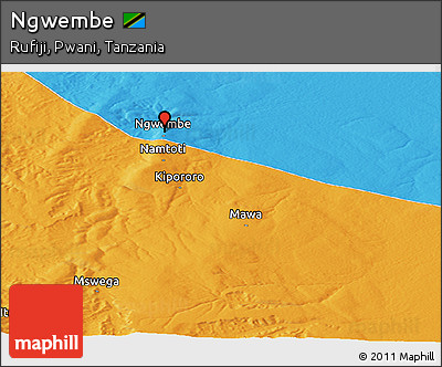 Political Panoramic Map of Ngwembe