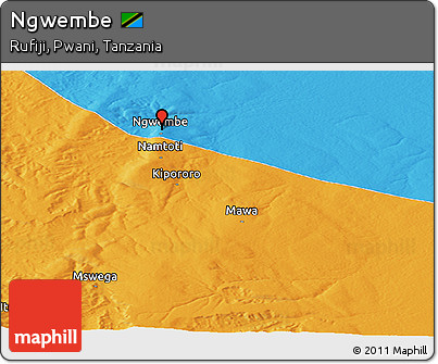Political Panoramic Map of Ngwembe