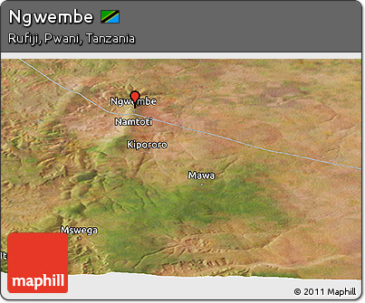 Satellite Panoramic Map of Ngwembe