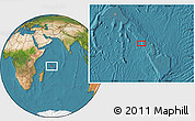 Satellite Location Map of the area around 8° 12' 42" S, 58° 43' 30" E