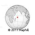 Outline Map of the Area around 8° 12' 42" S, 58° 43' 30" E, rectangular outline