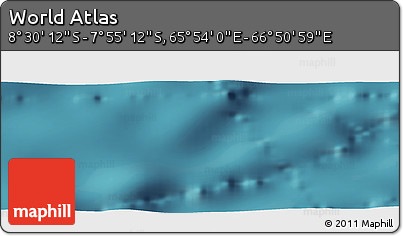 Satellite Panoramic Map of the Area around 8° 12' 42" S, 66° 22' 30" E