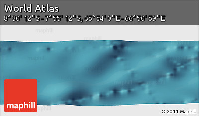 Satellite Panoramic Map of the Area around 8° 12' 42" S, 66° 22' 30" E