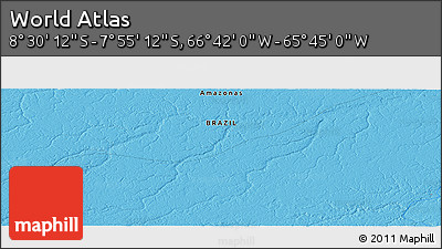 Political Panoramic Map of the Area around 8° 12' 42" S, 66° 13' 29" W