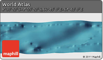 Satellite Panoramic Map of the Area around 8° 12' 42" S, 67° 13' 29" E