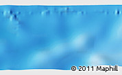 Physical 3D Map of the area around 8° 12' 42" S, 69° 46' 30" E