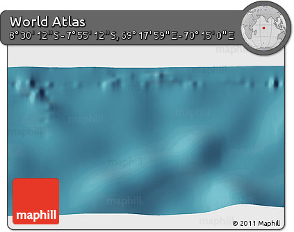 Satellite 3D Map of the Area around 8° 12' 42" S, 69° 46' 30" E