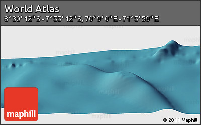 Satellite Panoramic Map of the Area around 8° 12' 42" S, 70° 37' 30" E