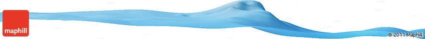 Shaded Relief Horizon Map of the Area around 8° 12' 42" S, 72° 19' 29" E