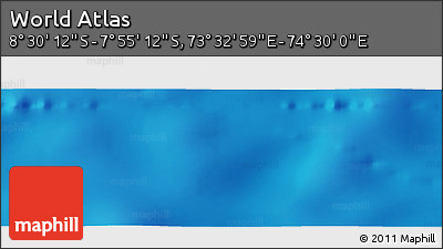 Shaded Relief Panoramic Map of the Area around 8° 12' 42" S, 74° 1' 30" E