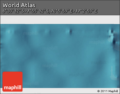 Satellite 3D Map of the Area around 8° 12' 42" S, 76° 34' 29" E