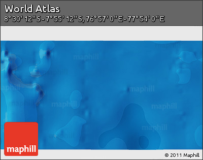 Political 3D Map of the Area around 8° 12' 42" S, 77° 25' 30" E