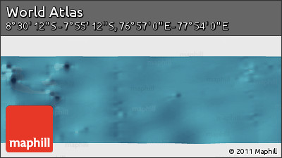 Satellite Panoramic Map of the Area around 8° 12' 42" S, 77° 25' 30" E