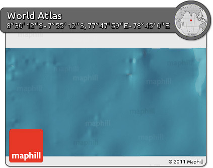 Satellite 3D Map of the Area around 8° 12' 42" S, 78° 16' 30" E