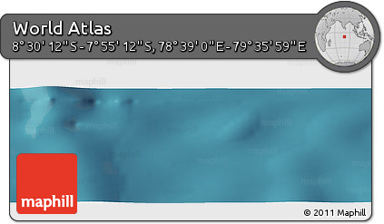 Satellite Panoramic Map of the Area around 8° 12' 42" S, 79° 7' 30" E