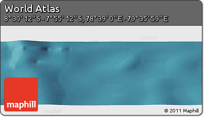 Satellite Panoramic Map of the Area around 8° 12' 42" S, 79° 7' 30" E