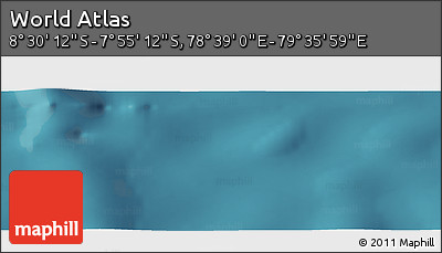 Satellite Panoramic Map of the Area around 8° 12' 42" S, 79° 7' 30" E
