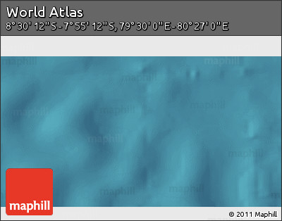 Satellite 3D Map of the Area around 8° 12' 42" S, 79° 58' 29" E