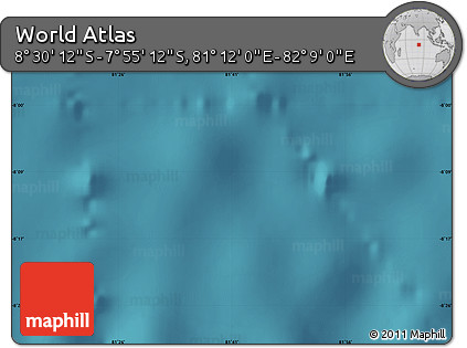 Satellite Map of the Area around 8° 12' 42" S, 81° 40' 30" E