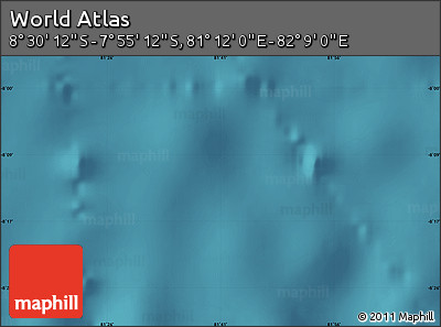 Satellite Map of the Area around 8° 12' 42" S, 81° 40' 30" E