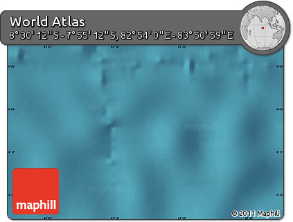 Satellite Map of the Area around 8° 12' 42" S, 83° 22' 30" E