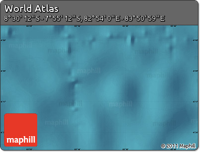 Satellite Map of the Area around 8° 12' 42" S, 83° 22' 30" E