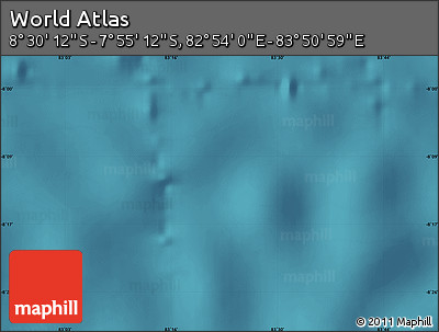 Satellite Map of the Area around 8° 12' 42" S, 83° 22' 30" E