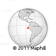 Outline Map of the Area around 8° 12' 42" S, 83° 13' 29" W, rectangular outline