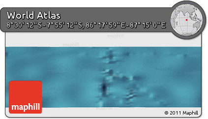 Satellite Panoramic Map of the Area around 8° 12' 42" S, 86° 46' 30" E
