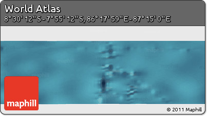 Satellite Panoramic Map of the Area around 8° 12' 42" S, 86° 46' 30" E