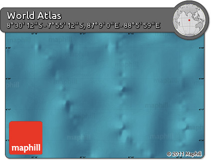 Satellite Map of the Area around 8° 12' 42" S, 87° 37' 30" E