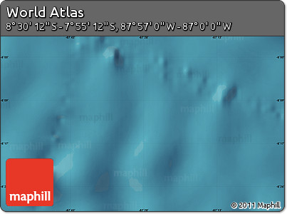 Satellite Map of the Area around 8° 12' 42" S, 87° 28' 29" W