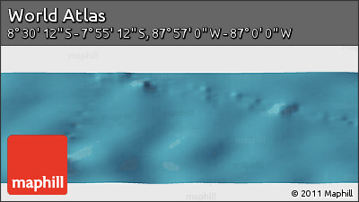 Satellite Panoramic Map of the Area around 8° 12' 42" S, 87° 28' 29" W