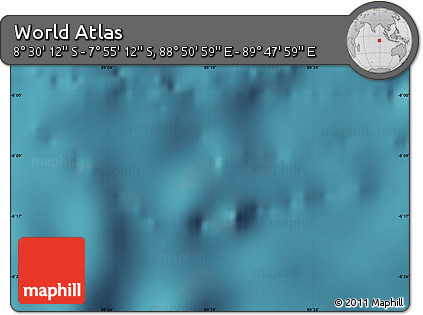 Satellite Map of the Area around 8° 12' 42" S, 89° 19' 29" E