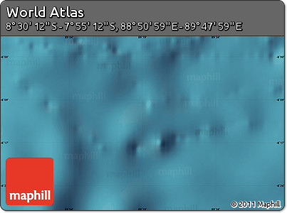 Satellite Map of the Area around 8° 12' 42" S, 89° 19' 29" E