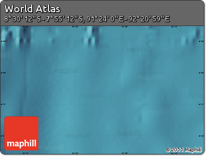 Satellite Map of the Area around 8° 12' 42" S, 91° 52' 30" E