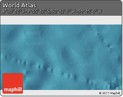 Satellite 3D Map of the Area around 8° 12' 42" S, 91° 43' 29" W