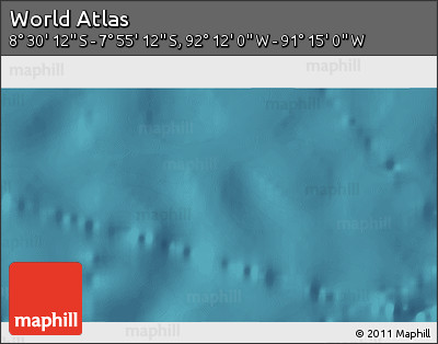 Satellite 3D Map of the Area around 8° 12' 42" S, 91° 43' 29" W