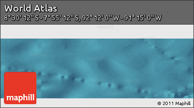 Satellite Panoramic Map of the Area around 8° 12' 42" S, 91° 43' 29" W