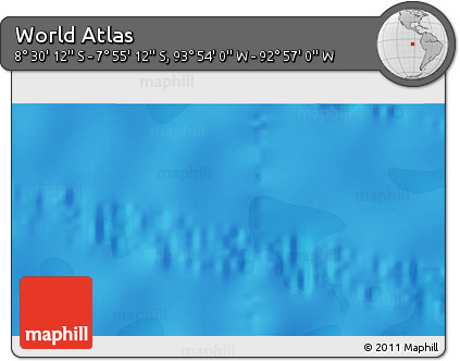 Political 3D Map of the Area around 8° 12' 42" S, 93° 25' 30" W