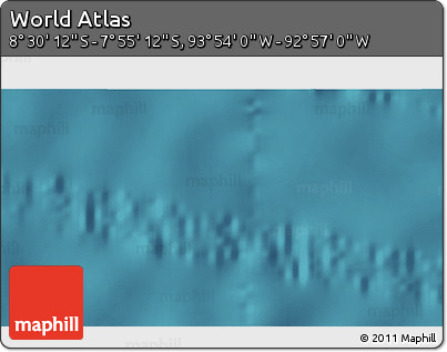 Satellite 3D Map of the Area around 8° 12' 42" S, 93° 25' 30" W