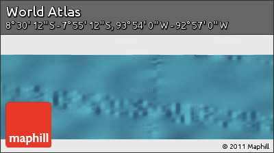 Satellite Panoramic Map of the Area around 8° 12' 42" S, 93° 25' 30" W