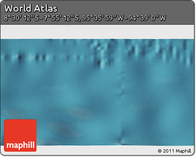 Satellite 3D Map of the Area around 8° 12' 42" S, 95° 7' 30" W