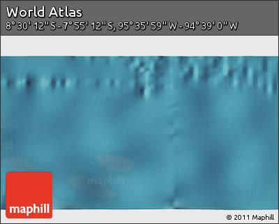 Satellite 3D Map of the Area around 8° 12' 42" S, 95° 7' 30" W