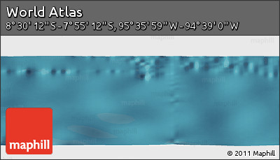 Satellite Panoramic Map of the Area around 8° 12' 42" S, 95° 7' 30" W