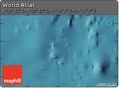 Satellite Map of the Area around 8° 12' 42" S, 96° 58' 29" E